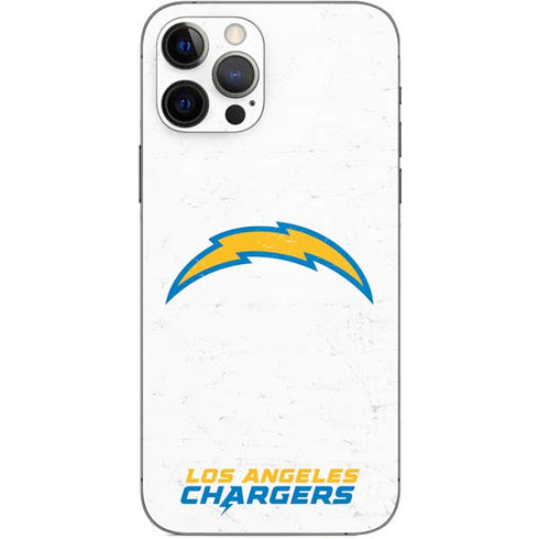NFL Los Angeles Chargers Distressed iPhone 12 Pro Skin